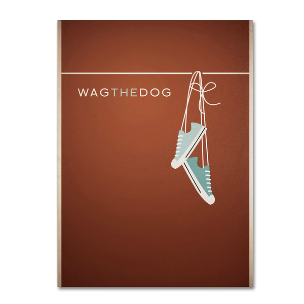 Trademark Fine Art Megan Romo 'Wag the Dog' Canvas Art, 30x47 MR0030-C3047GG